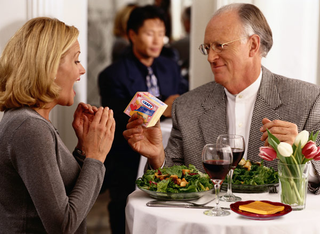 A new ad bills Kraft Doubles as "the perfect way to
tell the one you love you're ready for another 25 years."